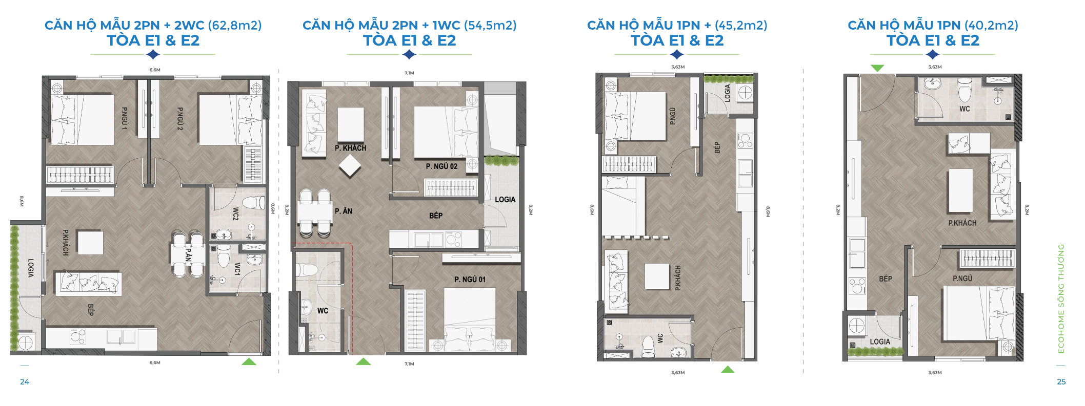 căn hộ mẫu ecohome sông thương