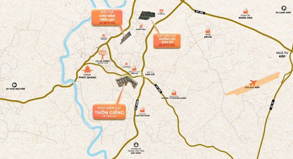 đất nền tiên lục lạng giang