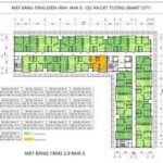 mặt bằng tòa S cát tường yên phong bắc ninh